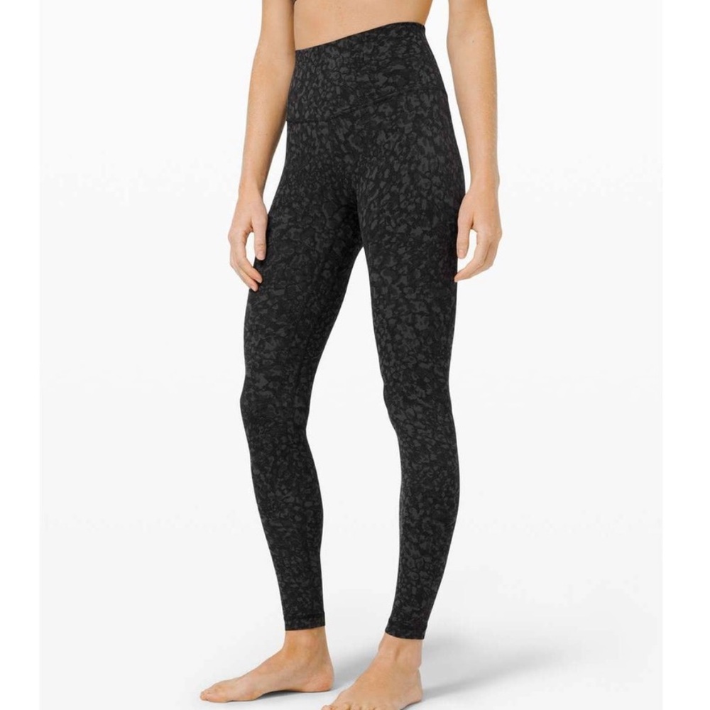 Lululemon lululemon black camo leopard wunder under 4